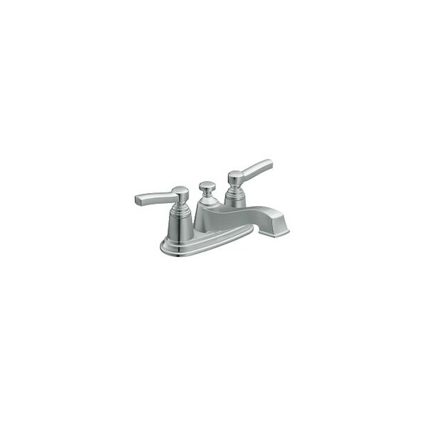Chrome Two-Handle Bathroom Faucet